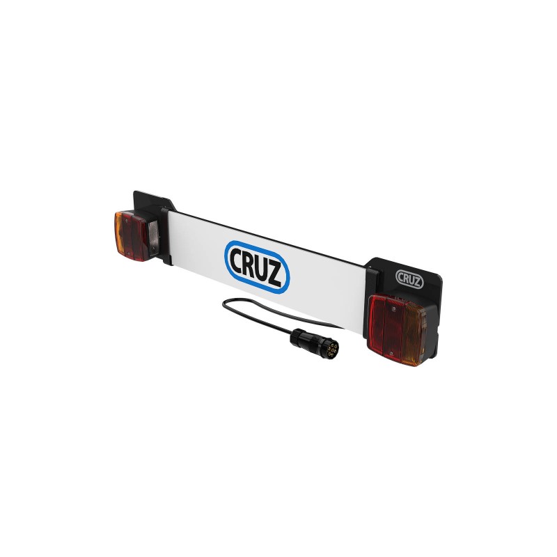 SUPORTE MATRICULA BASIC COM LUZES - 7 PINOS