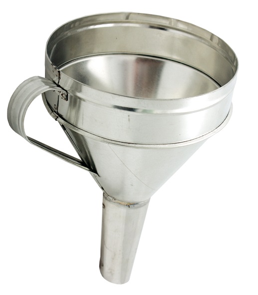 FUNIL METALICO COM FILTRO