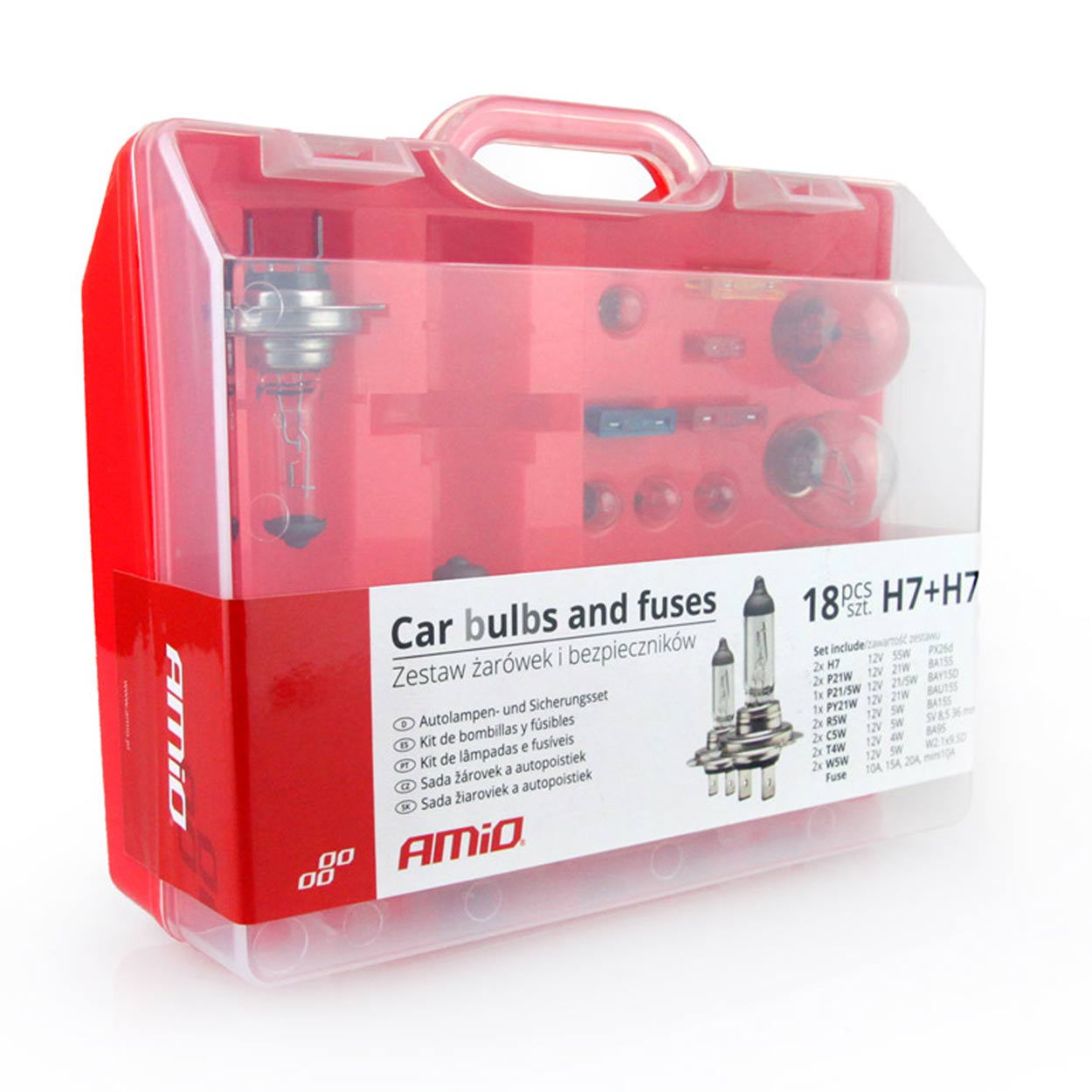 KIT LAMPADAS 19PCS (2xH7)