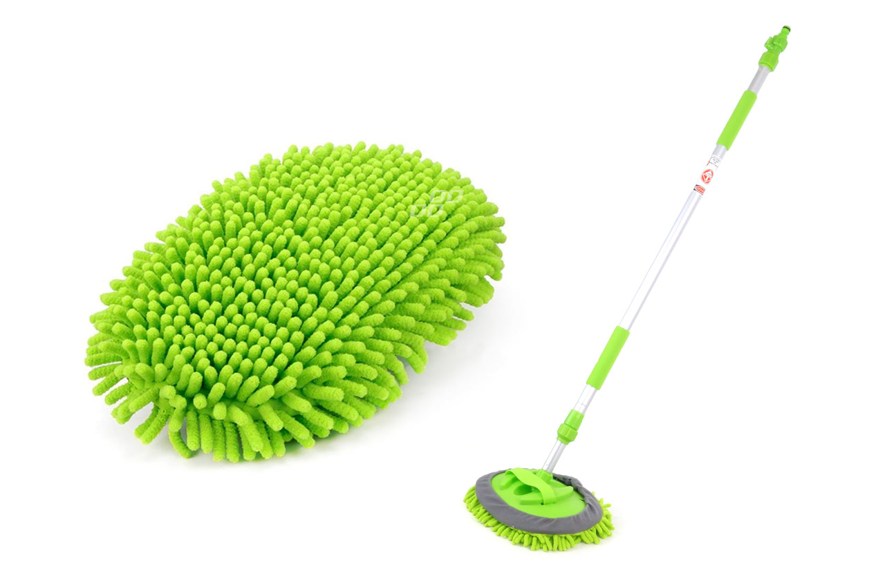 ESCOVA LAVAGEM EXTENSÍVEL MICROFIBRA 145-247cm