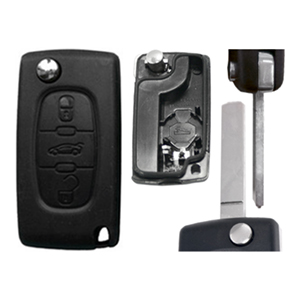 CAPA CHAVE CITROEN - C/PILHA* 3 BOTÕES (LAM.VA2) 