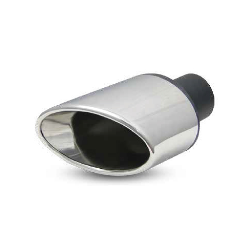 PONTEIRA DE ESCAPE INOX OVAL DIREITA - INT. 57MM | EXT. 93X133MM