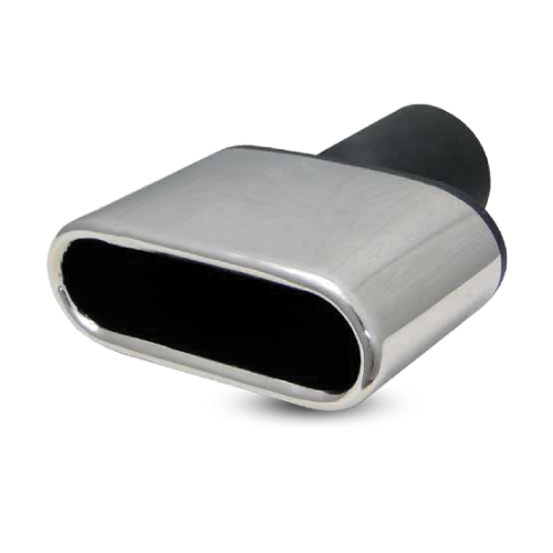 PONTEIRA DE ESCAPE INOX RETANGULAR - INT. 55MM | EXT. 58X150MM