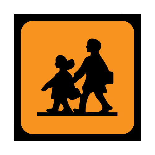 AUTOCOLANTE TRANSPORTE ESCOLAR | 39X39CM