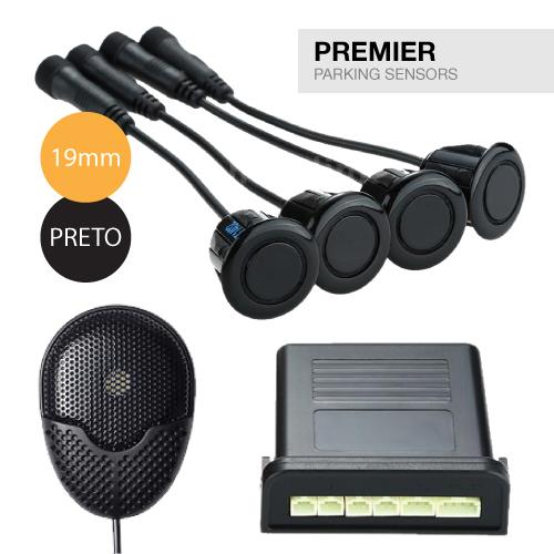 SENSORES ESTACIONAMENTO TRASEIROS 19MM PREMIER - ACUSTICO
