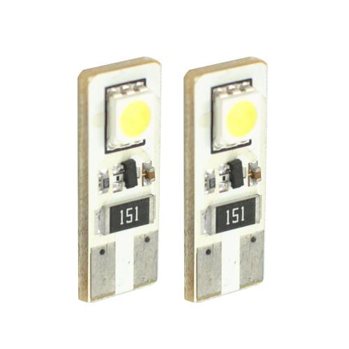 LED W5W T10 2SMD 5050 - CANBUS 12V (PAR)