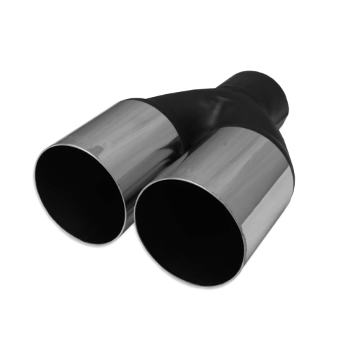 PONTEIRA DE ESCAPE INOX DUPLA  - INT. 60MM | EXT. 76MM x 2