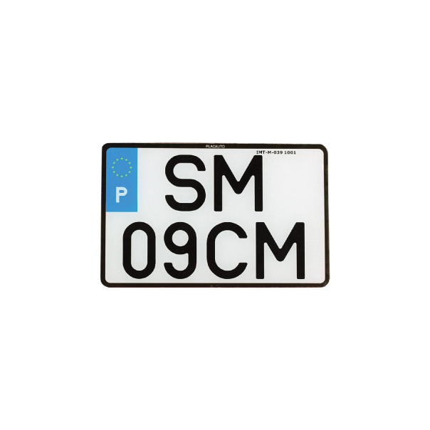 PLACA ACRÍLICA BRANCA – MOTO (220*140)
