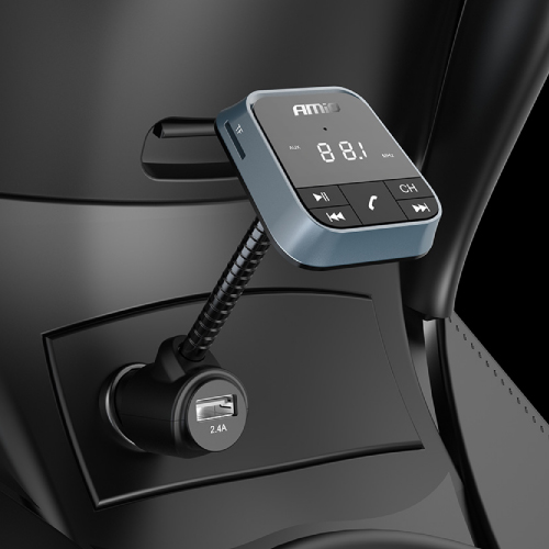 TRANSMISSOR BLUETOOTH FM COM CARREGADOR 2.4A BT-01