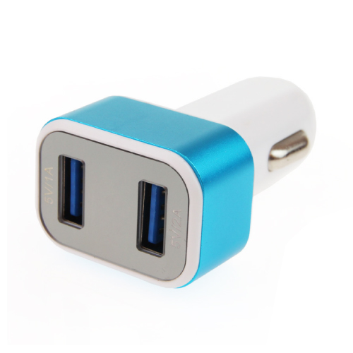 CARREGADOR TELEFONE AMIO 2x USB COM INDICADOR DE TENSÃO / VOLTAGEM