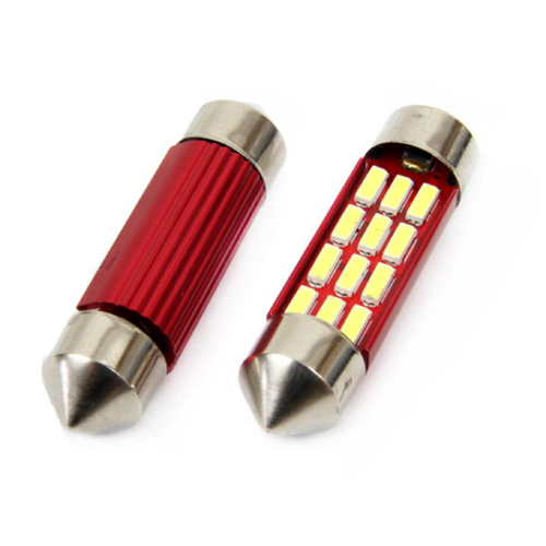 LED CANBUS 12SMD 4014 39MM BRANCO 12V/24V