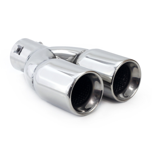 PONTEIRA ESCAPE INOX DUPLA/REDONDA AMIO MT 008