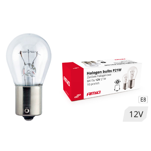 PACK 10x LAMPADAS P21W BA15S 12V 21W