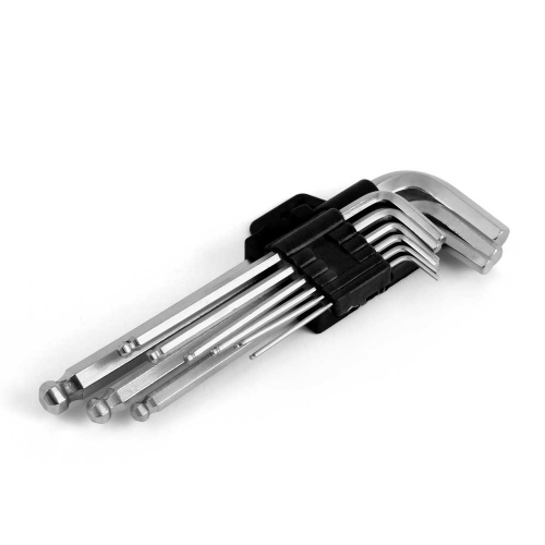 KIT CHAVES ALLEN SEXTAVADAS 125MM TKS - 9 PEÇAS