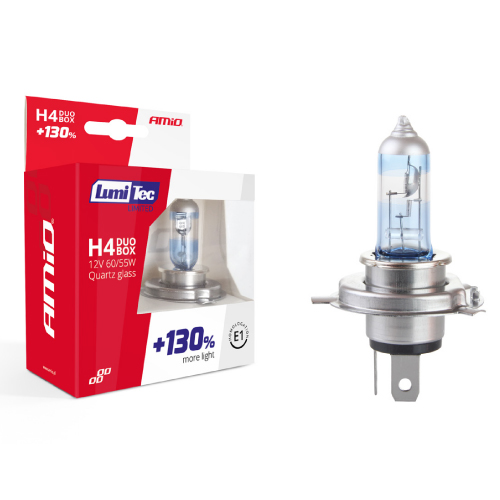 KIT LAMPADAS HALOGENIO LUMITEC LIMITED +130% - H4 12V 60/55W