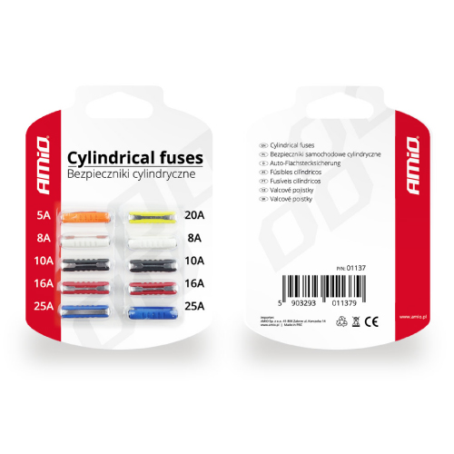 KIT FUSIVEIS CILINDRICOS - 10 PEÇAS