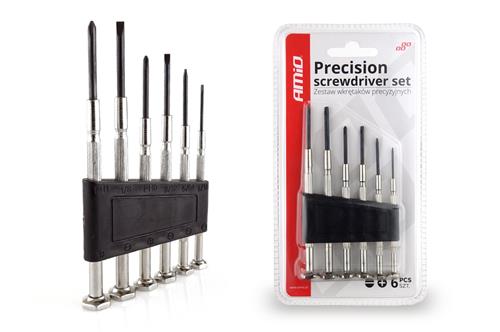 KIT CHAVES FENDAS COM PRECISÃO 6PCS