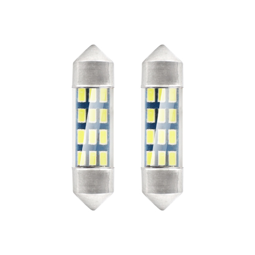 LED 3014 12SMD FESTOON C5W C10W C3W 36MM - BRANCO 12V