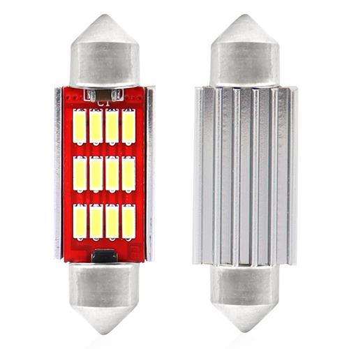 LED CANBUS 4014 12SMD C5W C10W 36MM 12/24V