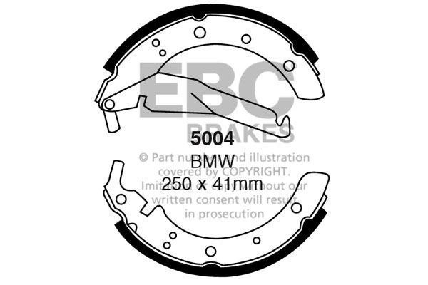 EBC - CINTAS / MAXILAS (TRAS) - 5004