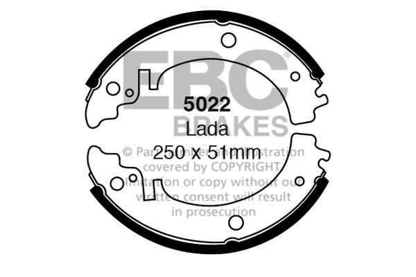 EBC - CINTAS / MAXILAS (TRAS) - 5022