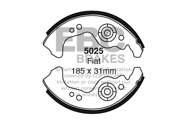EBC - CINTAS / MAXILAS (TRAS) - 5025
