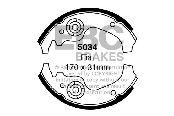 EBC - CINTAS / MAXILAS (TRAS) - 5034