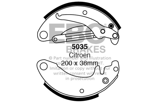 EBC - CINTAS / MAXILAS (FRENTE) - 5035