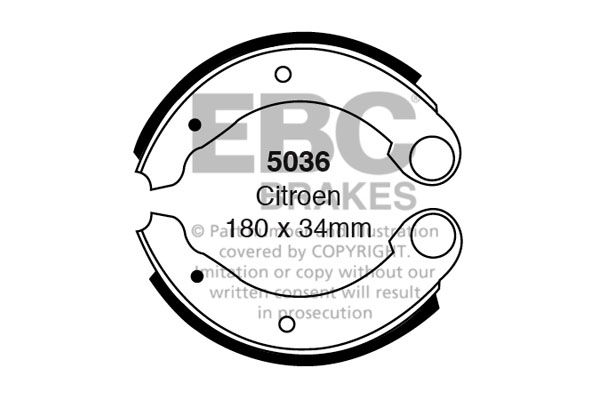 EBC - CINTAS / MAXILAS (TRAS) - 5036