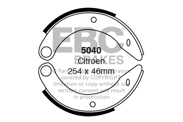 EBC - CINTAS / MAXILAS (TRAS) - 5040