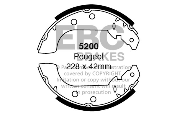 EBC - CINTAS / MAXILAS (TRAS) - 5200