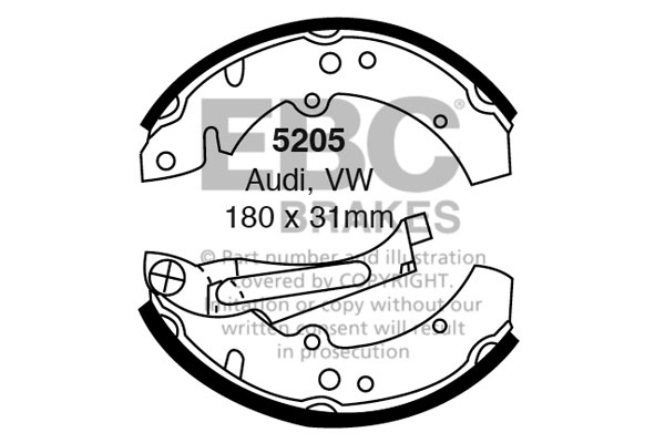 EBC - CINTAS / MAXILAS (TRAS) - 5205