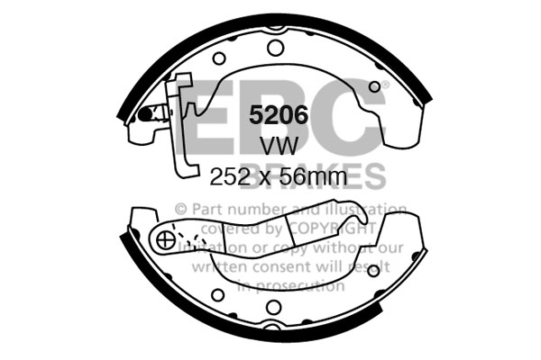 EBC - CINTAS / MAXILAS (TRAS) - 5206