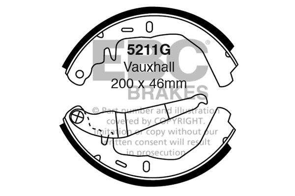 EBC - CINTAS / MAXILAS (TRAS) - 5211G