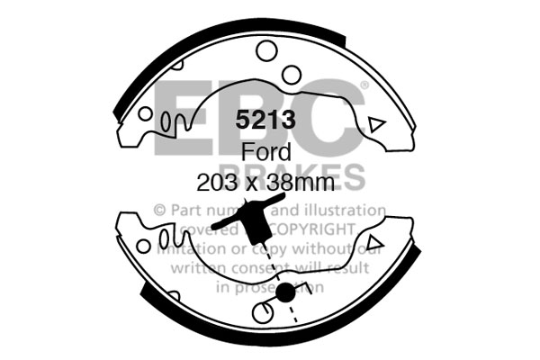 EBC - CINTAS / MAXILAS (TRAS) - 5213