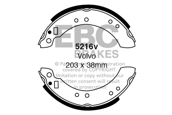 EBC - CINTAS / MAXILAS (TRAS) - 5216V