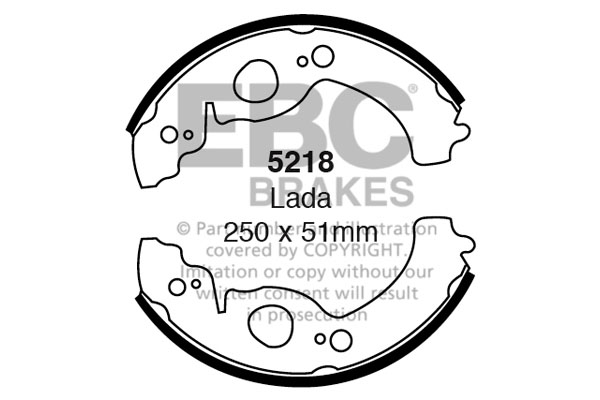 EBC - CINTAS / MAXILAS (TRAS) - 5218