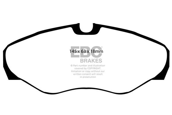 EBC ULTIMAX - CALÇOS / PASTILHAS (FRENTE) DP1393